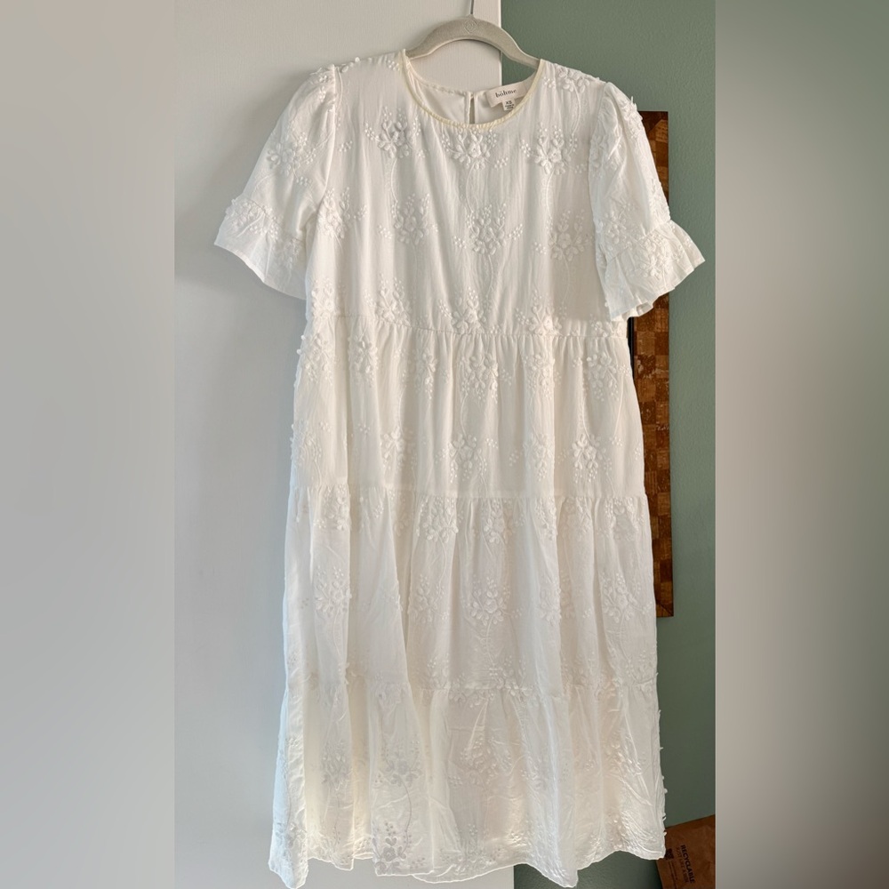 Bohme Cream Embroidered Blouse